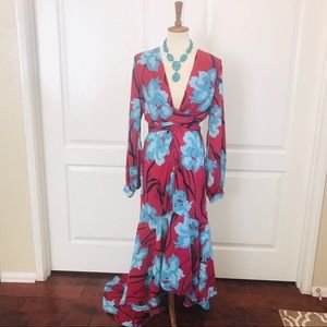 High-Low NWT Fashion Nova faux wrap dress
